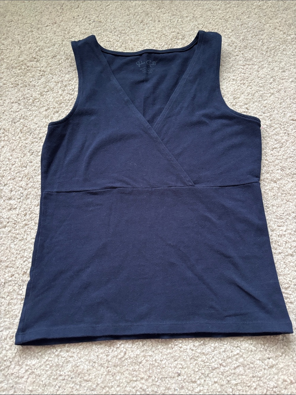 Brandy Melville / John Galt Navy Wrap-Front style Tank Top